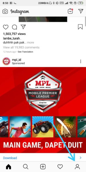 Cara memfilter dan membatasi komentar "sampah" di Instagram 1 Profil Instagram
