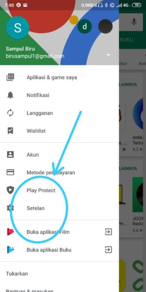 Cara menurunkan versi instagram ke versi lama 3 Pilih Setelan