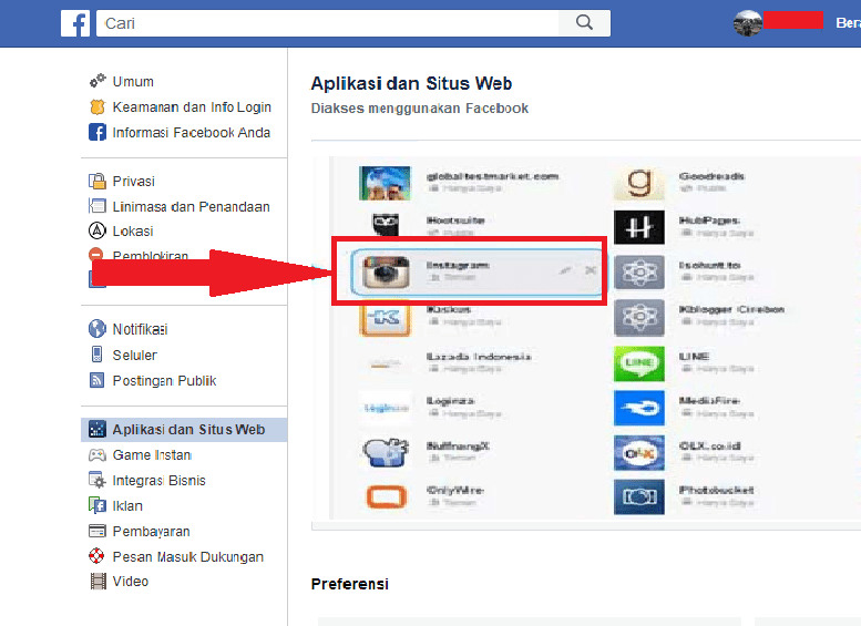 Cara memutuskan hubungan akun facebook dengan instagram 8 Cara memutuskan hubungan akun facebook dengan instagram 7