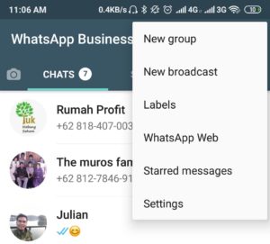Apa itu report spam di whatsapp? Bagaimana cara membatalkannya? 11 masuk ke setting