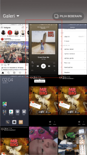 Spotify tidak bisa share ke instastory ? Ini 7 solusinya 5 Pilih screenshot lagu Spotify yang sudah kamu simpan.