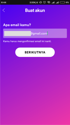 Spotify tidak bisa share ke instastory ? Ini 7 solusinya 7 Isi email dengan email akun IG baru.
