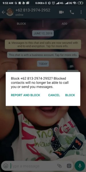 Apa itu report spam di whatsapp? Bagaimana cara membatalkannya? 1 Pilih Report