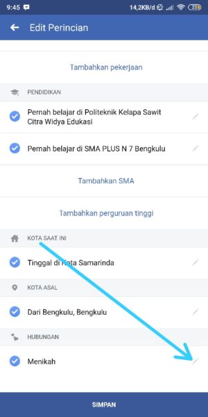 Cara menambahkan atau mengubah status hubungan facebook 3 Menambahkan Status Berhubungan