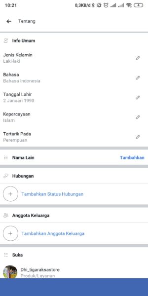 Cara menambahkan atau mengubah status hubungan facebook 36 Status Hubungan Berhasil di Hapus