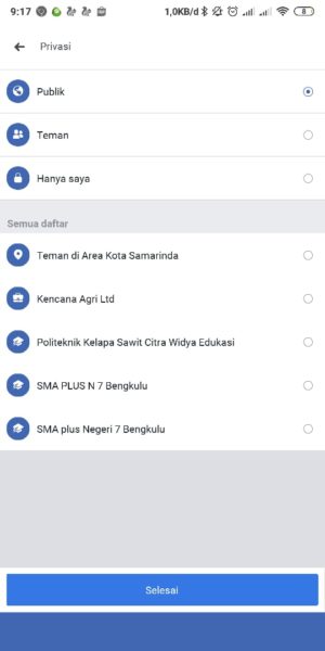 Cara menambahkan atau mengubah status hubungan facebook 29 Pilih Hanya Saya