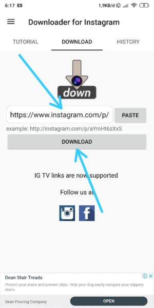 Cara download video di Instagram lewat HP atau PC 18 paste tautan