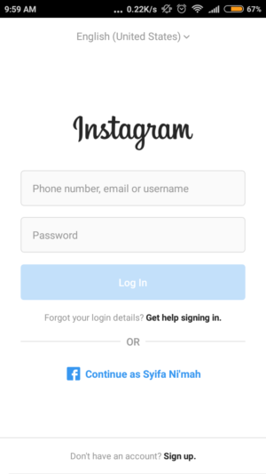 Cara pakai 2 akun instagram dalam 1 hp 8 Cara pakai 2 akun instagram dalam 1 hp 7