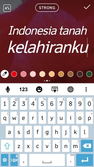 Trik mengkreasikan Instagram story kreatif dan kekinian 17 Ketik tulisan yang ingin kamu buat