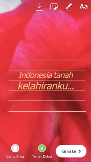 Trik mengkreasikan Instagram story kreatif dan kekinian 20 Atur tata letak dan ukurannya