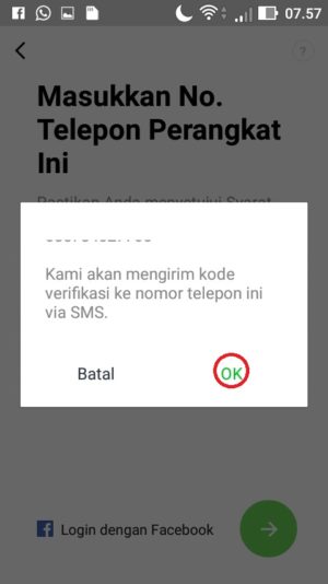 Cara mengganti ID LINE tanpa ganti nomor 11 Pilih menu OK pada pesan pop up