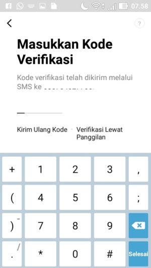 Cara mengganti ID LINE tanpa ganti nomor 12 Masukkan kode verifikasi yang telah dikirim LINE melalui SMS.