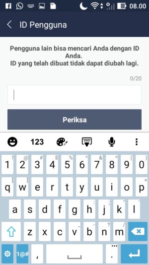 Cara mengganti ID LINE tanpa ganti nomor 20 Masukkan ID LINE baru yang kamu inginkan.