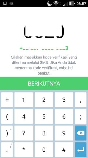Cara mengganti ID LINE tanpa ganti nomor 7 Masukkan kode verifikasi