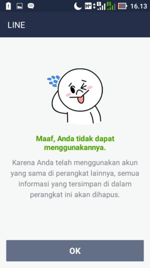 Cara mengganti ID LINE tanpa ganti nomor 9 Ketuk OK untuk melanjutkan.