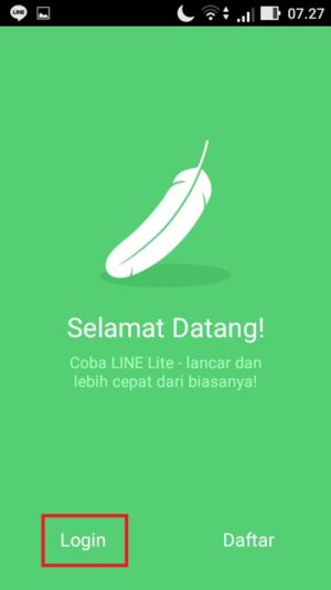 Lupa password LINE kamu? Ini dia solusinya 1 Ketuk menu login