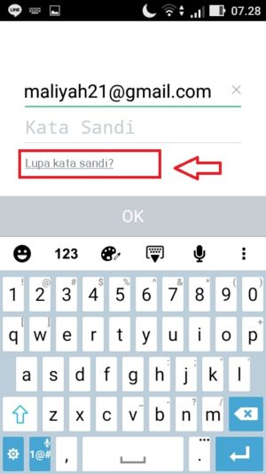 Lupa password LINE kamu? Ini dia solusinya 5 Ketuk menu “Lupa kata sandi?”