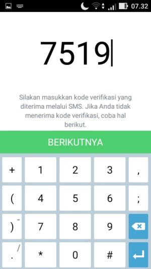 Lupa password LINE kamu? Ini dia solusinya 16 Masukkan kode verifikasi yang tekah dikirim pada halaman yang disediakan dan ketuk menu “Berikutnya”