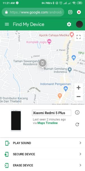 Cara menghapus akun whatsapp di hp yang hilang 20 Pilih Erase Device