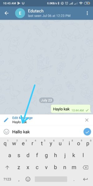 7 Fitur "tersembunyi" telegram yang tidak ada di aplikasi chatting lain 1 Edit pesan yang sudah terkirim