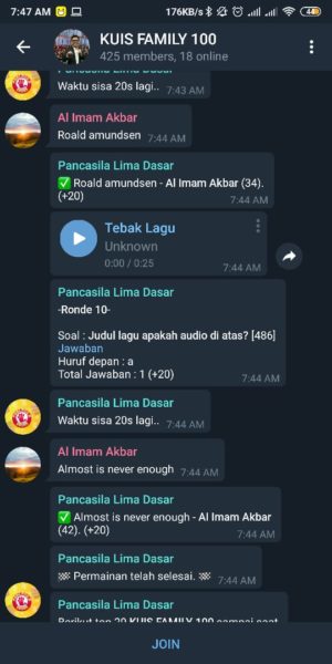5 Bot game Telegram yang patut kamu coba 2 Family 100