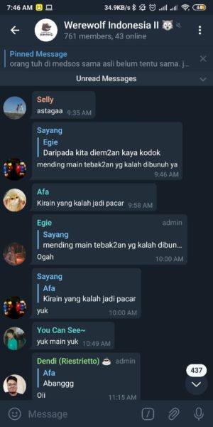 5 Bot game Telegram yang patut kamu coba 1 Werewolf
