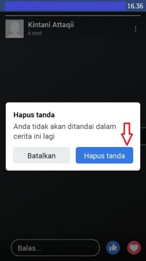 Cara menghapus tag dari status atau story di facebook 23 tap "hapus tanda" sekali lagi untuk konfirmasi