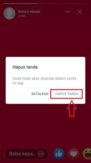 Cara menghapus tag dari status atau story di facebook 12 tap "hapus tanda" sekali lagi untuk konfirmasi