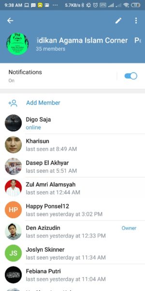 Kumpulan link grup telegram (pendidikan, humor, saham, bisnis, dll) 15 Group Pendidikan Agama Islam