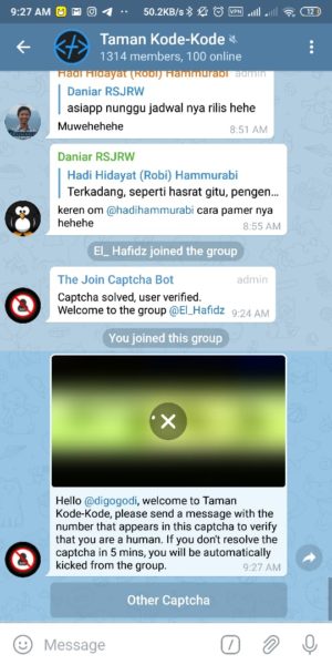 Kumpulan link grup telegram (pendidikan, humor, film ...