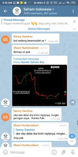 Kumpulan link grup telegram (pendidikan, humor, saham, bisnis, dll) 19 Group Saham Indonesia