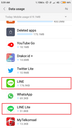 Perbedaan LINE biasa dengan LINE Lite 16 Perbedaan LINE biasa dengan LINE Lite 15