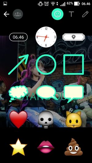 Cara membuat GIF di WhatsApp (dari foto atau video sendiri) 9 Pilih emoji kesukaanmu