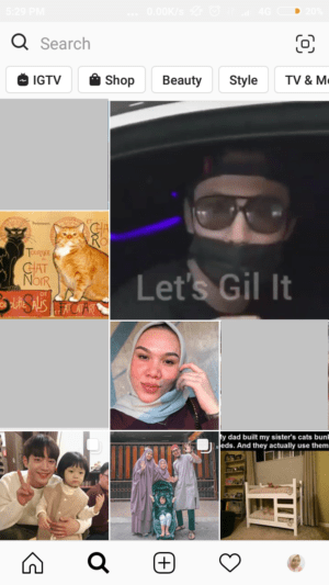 Cara mengubah isi (konten) dari tab explore instagram 4 buka postingan yang ingin disembunyikan