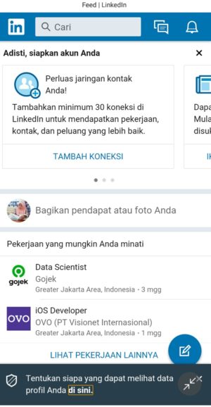 Apa itu LinkedIn? Bagaimana cara mendaftar di LinkedIn? 11 Halaman beranda akun LinkedIn kamu