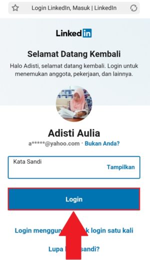 Apa itu LinkedIn? Bagaimana cara mendaftar di LinkedIn? 9 Login kembali setelah melakukan konfirmasi