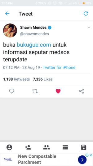 Cara membuat tweet palsu (fake tweet) di twitter 14 berikan retweet dan tanda suka bila diperlukan
