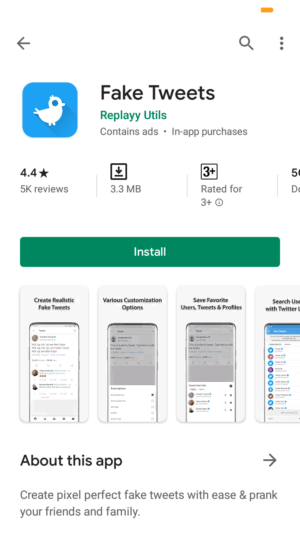 Cara membuat tweet palsu (fake tweet) di twitter 1 install aplikasi fake tweets