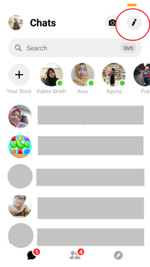 Cara menerima dan mengirim sms lewat facebook messenger 9 tap icon pensil untuk menulis pesan baru