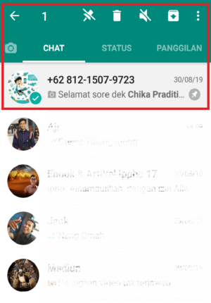 Apa itu pin chat atau sematkan chat pada Whatsapp? 18 Apa itu pin chat atau sematkan chat pada Whatsapp? 17