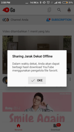 Perbedaan YouTube dan YouTube Go 10 fitur sharing jarak dekat offline pada youtube go