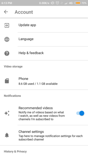 Perbedaan YouTube dan YouTube Go 9 tap languange untuk mengubah bahasa pada youtube go