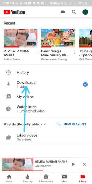 Cara menghemat kuota data saat nonton di Youtube 8 MAsuk ke Download