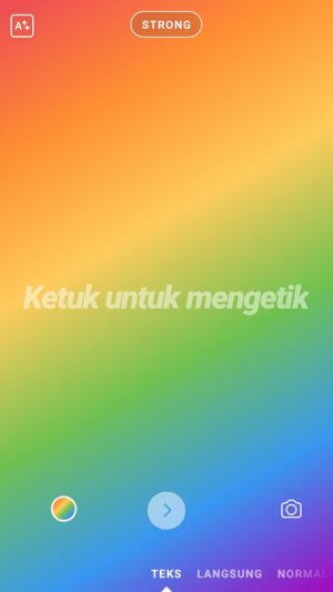 Cara buat tulisan 3D (tiga dimensi) di Instagram story 3 ketuk dan tulis