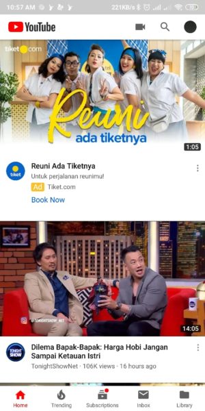 Apa itu mode incognito di Youtube? dan cara mengaktifkannya 1 Masuk ke halaman utama youtube