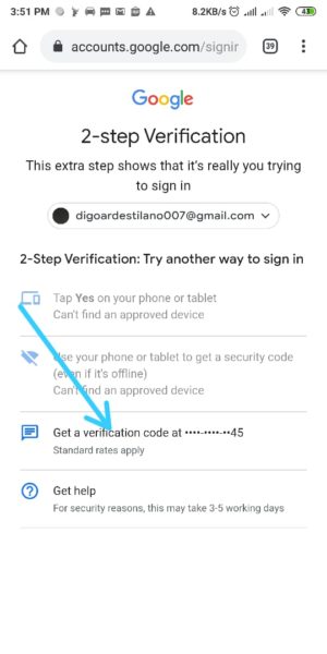 Cara mengaktifkan (dan menonaktifkan) verifikasi 2 langkah gmail 13 pilih get verification code