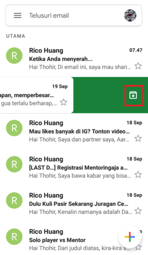 Cara mengatur menu swipe di gmail sesuai kebutuhanmu 2 Cara mengatur menu swipe di gmail sesuai kebutuhanmu 1