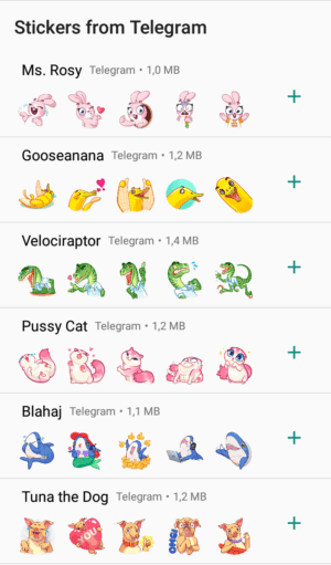 Cara menggunakan stiker Telegram di aplikasi WhatsApp 36 tampilan beranda apk