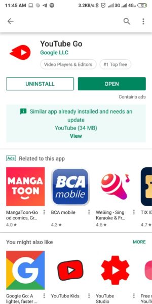 Cara menghemat kuota data saat nonton di Youtube 11 Aplikai Youtube Go