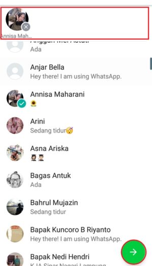 Cara membuat grup whatsapp 2 Memilih anggota grup